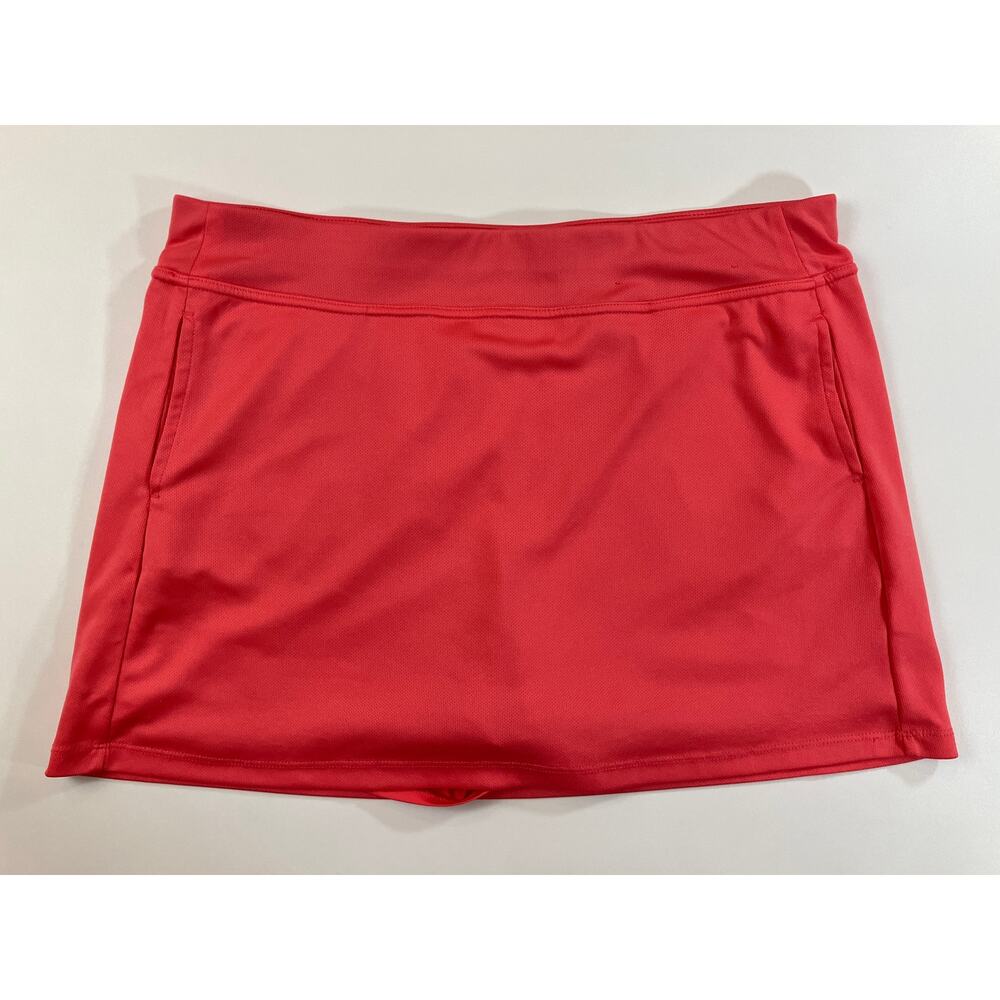 PGA TOUR Women XL Salmon Airflux Golf Skort Built In Shorts Performance Stretch